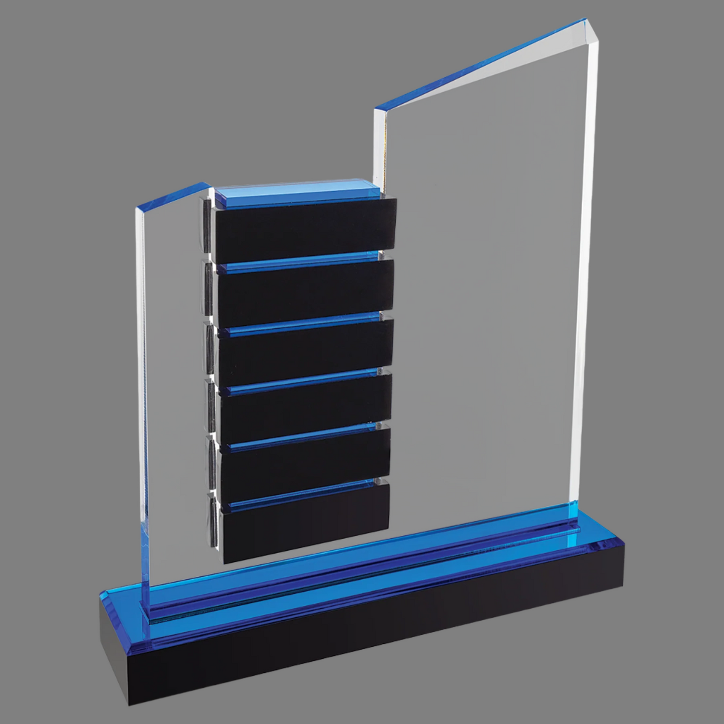 7" x 9" Blue Peak Slant Perpetual Impress Acrylic with 6 Blocks